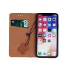 Valódi bőr fliptok iPhone 16 Plus 6,7