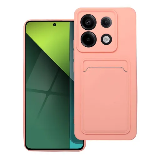 Rózsaszín kártya tok XIAOMI Redmi NOTE 13 Pro 5G-hez