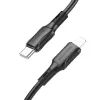 Borofone kábel BX80 Succeed - Type C to Lightning - PD 20W 1 méter fekete - 0. kép