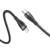Borofone Kábel BX61 Forrás - Type C - Lightning - PD 20W 1 méter fekete - 0. kép