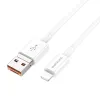 Borofone Kábel BX102 Winner - USB + Type C - Lightning - PD 27W 1 méter fehér - 0. kép