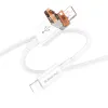 Borofone Kábel BX102 Winner - USB + Type C - Lightning - PD 27W 1 méter fehér - 1. kép