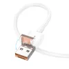 Borofone Kábel BX102 Winner - USB + Type C - Lightning - PD 27W 1 méter fehér - 2. kép