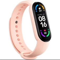 Szíj Xiaomi Mi Band 5/6/7 világos rózsaszín