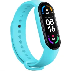 Karkötő Xiaomi Mi Band 5/6/7-hez világoskék