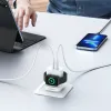 VEGER utazó töltő USB A + Type C + vezeték nélküli töltő kompatibilis Apple Watch PD QC3.0 3A 25W W002E fehér - 0. kép