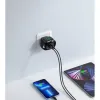 VEGER utazó töltő USB A + Type C + vezeték nélküli töltő kompatibilis Apple Watch PD QC3.0 3A 25W W002E fehér - 2. kép
