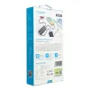 VEGER powerbank 20 000 mAh beépített kábelekkel Micro USB / Type C / Lightning C20 (W2047) fekete - 1. kép