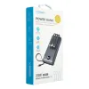 VEGER powerbank 20 000 mAh beépített kábelekkel Micro USB / Type C / Lightning C20 (W2047) fekete - 2. kép