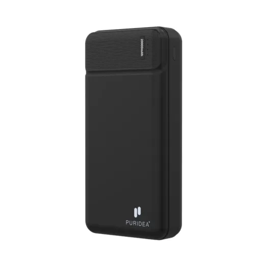 PURIDEA powerbank 20 000 mAh PD QC3.0 3A 20W Q7 fekete,