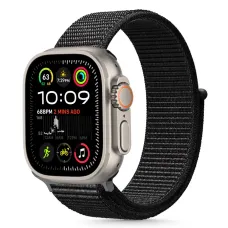 TECH-PROTECT NYLON APPLE WATCH 6 / 7 / 8 / 9 / 10 / SE / ULTRA 1 / 2 (44 / 45 / 46 / 49 MM) FEKETE szíj