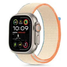 TECH-PROTECT NYLON APPLE WATCH 6 / 7 / 8 / 9 / 10 / SE (40 / 41 / 42 MM) KRÉM szíj