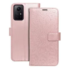 MEZZO fliptok Xiaomi Redmi Note 12S mandala rózsaarany tok