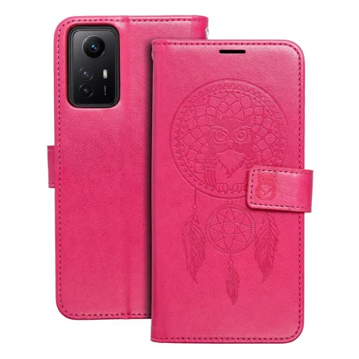 MEZZO fliptok XIAOMI Redmi Note 12S álomfogó magenta tok