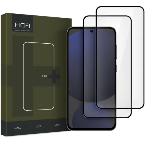 HOFI ÜVEGFÓLIA GLASS PRO+ 2-PACK GALAXY S24 FE FEKETE üvegfólia