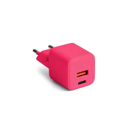 COLORUM fali töltő USB-A + USB-C PD 30W CLS30-AC-02 xMagenta