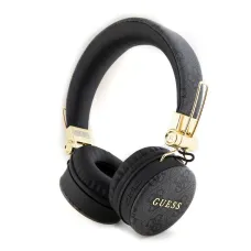 Guess PU Leather 4G Metal Logo BT5.3 sztereó fejhallgató fekete