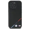 BMW M Perforated Tricolor Line MagSafe tok iPhone 16 Pro - Fekete - 1. kép
