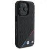 BMW M Perforated Tricolor Line MagSafe tok iPhone 16 Pro - Fekete - 2. kép