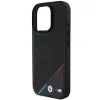 BMW M Perforated Tricolor Line MagSafe tok iPhone 16 Pro - Fekete - 4. kép