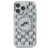 Karl Lagerfeld IML Monogram Karl & Choupette Head MagSafe iPhone 15 Pro tok - Átlátszó - 1. kép