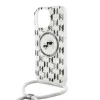 Karl Lagerfeld IML Monogram Crossbody K&CH Heads MagSafe tok iPhone 16 Pro Max átlátszó - 1. kép