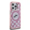 Karl Lagerfeld IML Monogram Karl & Choupette Head MagSafe iPhone 15 Pro tok - Pink - 2. kép