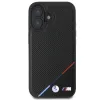 BMW M Perforated Tricolor Line MagSafe tok iPhone 16 Plus - Fekete - 1. kép