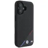 BMW M Perforated Tricolor Line MagSafe tok iPhone 16 Plus - Fekete - 2. kép