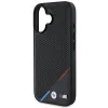 BMW M Perforated Tricolor Line MagSafe tok iPhone 16 Plus - Fekete - 4. kép