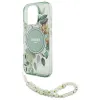 Guess IML Flowers Gyöngy Pántos MagSafe tok iPhone 16 Pro Max - zöld tok - 3. kép