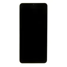 LCD kijelző + Érintőegység + Előlapi borítás Samsung A326 Galaxy A32 5G fekete (CDOT verzió)