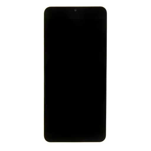 LCD kijelző + Érintőegység + Előlapi borítás Samsung A326 Galaxy A32 5G fekete (CDOT verzió)