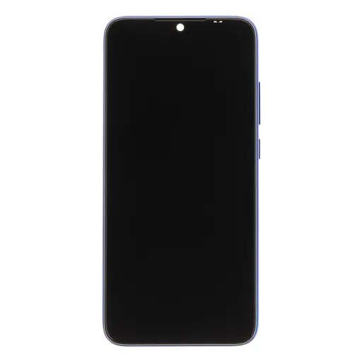 LCD kijelző + Érintőegység + Előlap Xiaomi Redmi Note 7 kék