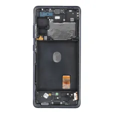 ServicePack LCD Kijelző SAMSUNG S20 FE 4G 5G GH82-24219A Kék