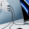 Essager ECT2CA-ZXB02-Z GaN 100W 2C+A fali töltő (fehér) - 2. kép