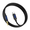 Borofone BL20 kábel - jack 3,5mm to Type C - 1 méter fekete - 1. kép