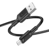 Borofone Kábel BX111 Feliz - USB - Micro USB - 2,4A 1 méter fekete - 0. kép