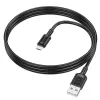 Borofone Kábel BX111 Feliz - USB - Micro USB - 2,4A 1 méter fekete - 1. kép