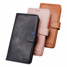 Lavann Protection Kožené flip puzdro Samsung S20 Plus hnedé Lavann Protection Kožené flip puzdro Samsung S20 Plus hnedé
