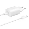 Samsung EP-TA800XWE hálózati gyorstöltő fej 25W fehér + Type-C Type-C kábel - 0. kép