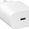 Samsung EP-TA800XWE hálózati gyorstöltő fej 25W fehér + Type-C Type-C kábel - 1. kép