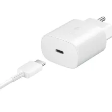 Samsung EP-TA800XWE hálózati gyorstöltő fej 25W fehér + Type-C Type-C kábel