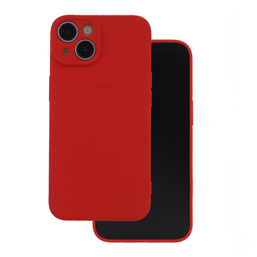 Egyszínű mágneses tok Samsung Galaxy S24 Ultra piros tok Egyszínű mágneses tok Samsung Galaxy S24 Ultra piros tok