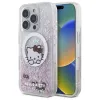 Hello Kitty HKHMP16XLSWKH iPhone 16 Pro Max 6.9" fehér/fehér kemény tok Liquid Glitter Sweet Kitty Bows MagSafe tok thumbnail