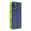 FANCY fliptok Xiaomi Redmi 9C sötétkék/lime tok - 2. kép