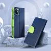 FANCY fliptok Xiaomi Redmi 9C sötétkék/lime tok - 3. kép