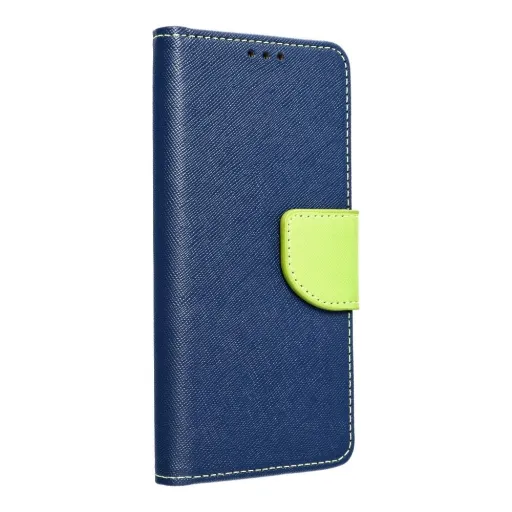 FANCY fliptok Xiaomi Redmi 9C sötétkék/lime tok FANCY fliptok Xiaomi Redmi 9C sötétkék/lime tok