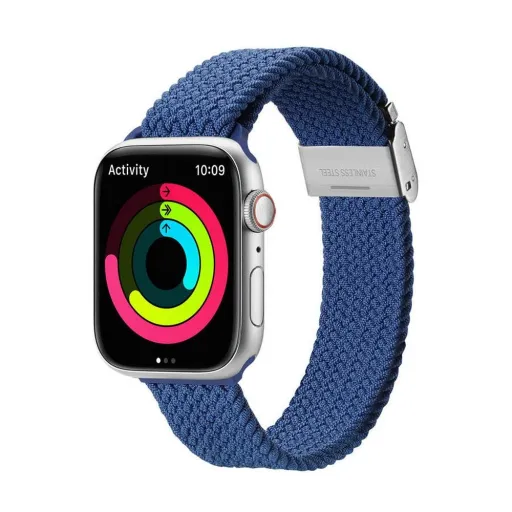 DUX DUCIS Mixture PRO nyújtható fonott szíj Apple Watch 42 / 44 / 45 / 49 mm kék