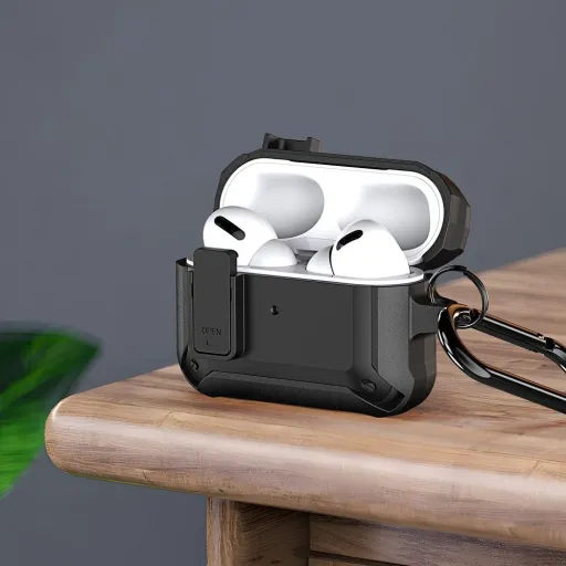 DUX DUCIS PECO - védőtok páncél típusú AirPods 3 fekete,